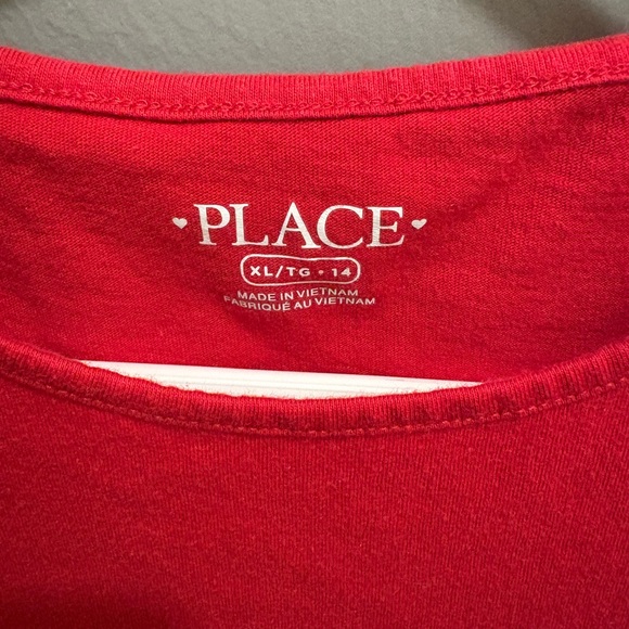 The Children's Place Vibrant Red Casual Dress - Picture 3 of 3